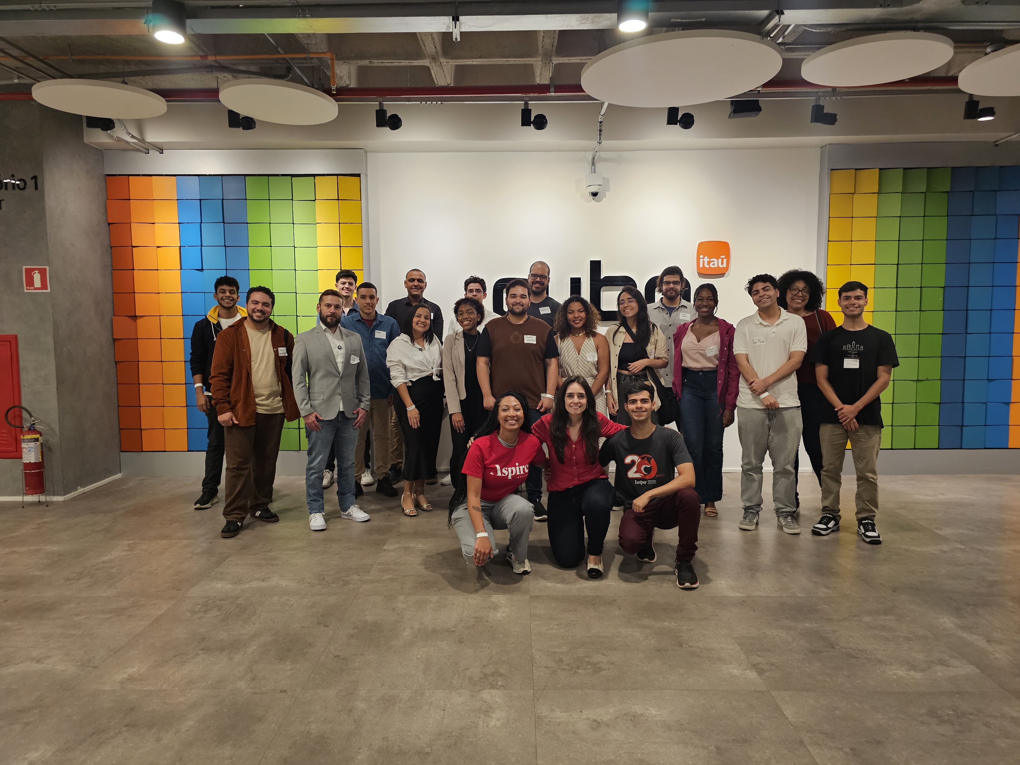 Eu com Alumnis Aspire de SP no Cubo Itaú.